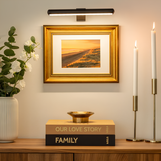 Kinkiet LED ArtGlow Nowoczesny – Elegancka Lampa do Sztuki 0