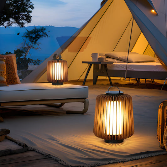 Lampa Stołowa Legno – Eleganckie Oświetlenie na Zewnątrz 4