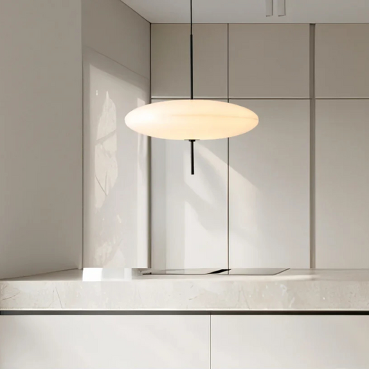 Lampa Wisząca Opal Disc – Nowoczesne Oświetlenie Do Salonu 1
