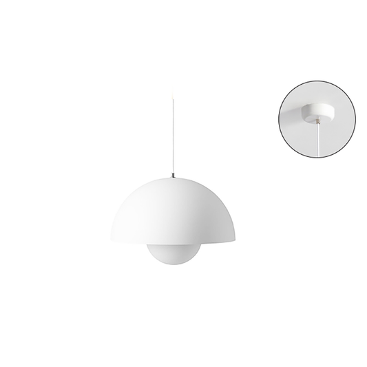Półokrągła Lampa Wisząca Retro – Eleganckie Oświetlenie do Salonu 0