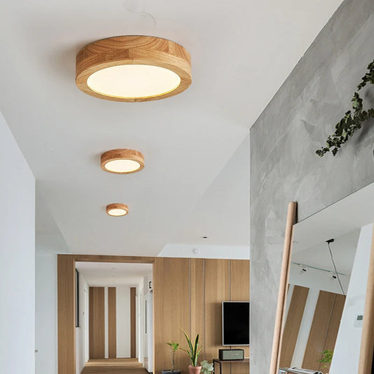 Prosta Okrągła Lampa Sufitowa LED – Stylowe Oświetlenie do Wnętrz 1