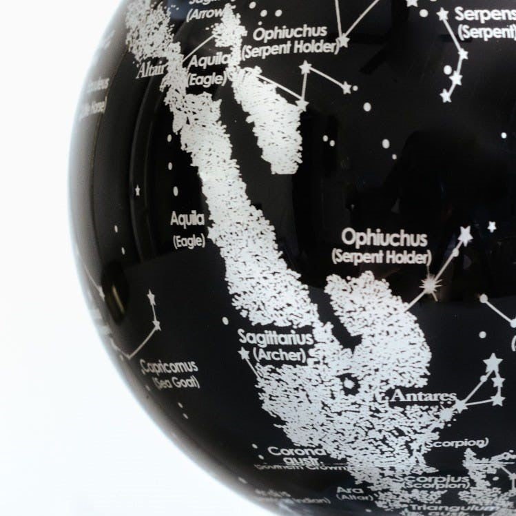 Srebrna Konstelacja Mova Globe – Fascynujący Ruch Niebiańskich Ciał 3