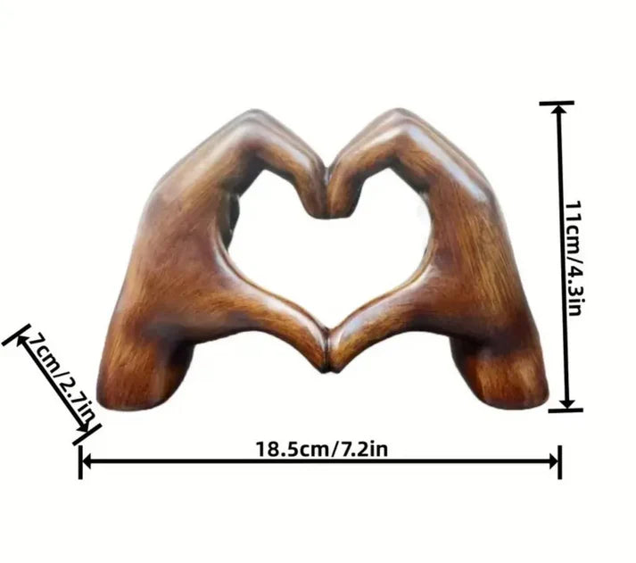 WarmHeart Ręcznie Wykonany Symbol Miłości – Elegancka Dekoracja Wnętrza 7
