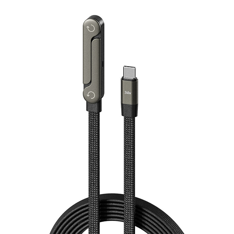 **240W Szybki Kabel Ładowania z Regulowanym Stojakiem** – Wydajne Ładowanie i Wygodne Użytkowanie 2