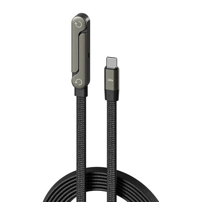 **240W Szybki Kabel Ładowania z Regulowanym Stojakiem** – Wydajne Ładowanie i Wygodne Użytkowanie 2