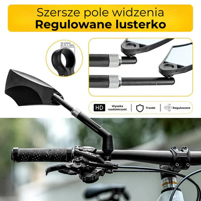 360° Regulowane Lusterko Wsteczne do Roweru – Bezpieczna Jazda z Pełnym Widokiem 2