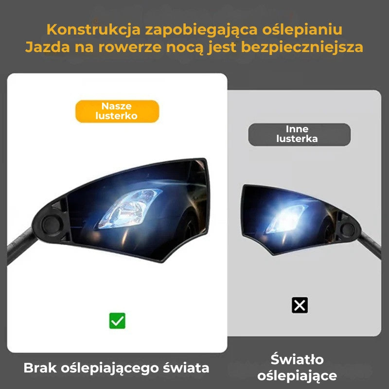 360° Regulowane Lusterko Wsteczne do Roweru – Bezpieczna Jazda z Pełnym Widokiem 4