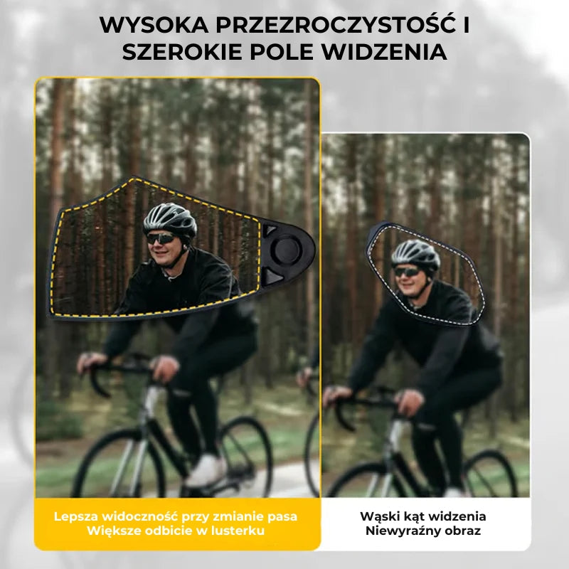 360° Regulowane Lusterko Wsteczne do Roweru – Bezpieczna Jazda z Pełnym Widokiem 5