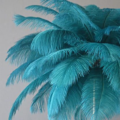 ArtDeco Feather Złota Lampa Stołowa – Styl Retro w Nowoczesnej Formie 7