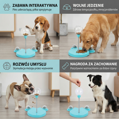 Chwiejna Zabawka na Smakołyki dla Psa – Interaktywna Rozrywka dla Aktywnych Pupili 4