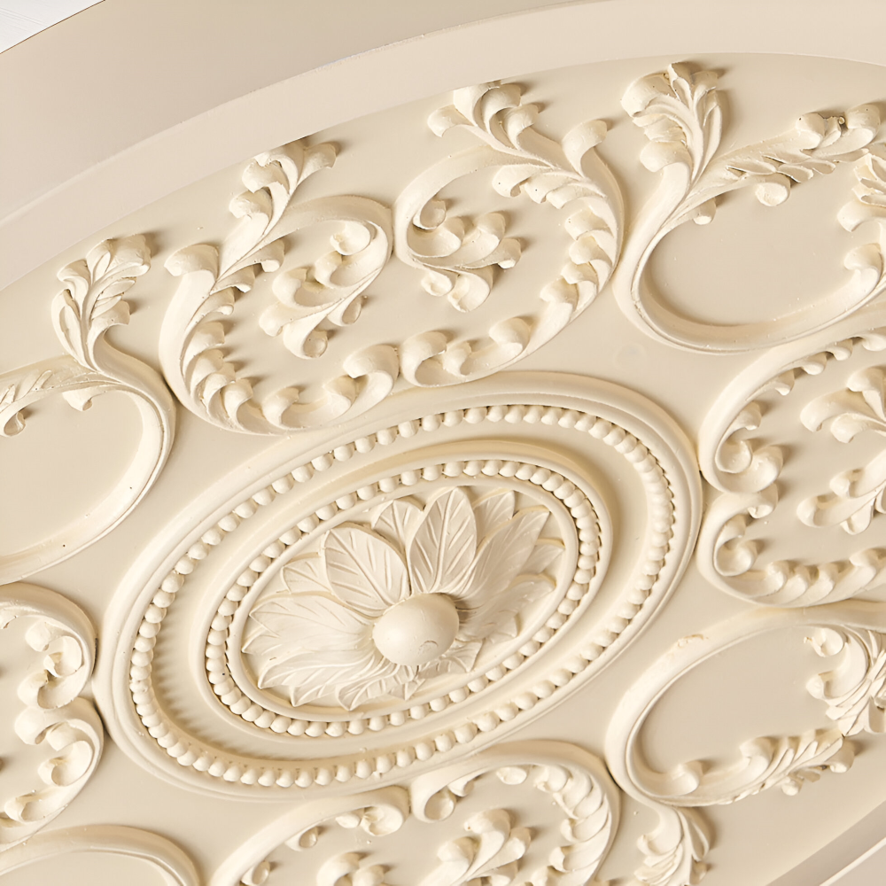 Elegancka Rzeźbiona Lampa Sufitowa Flora – Nowoczesne Oświetlenie do Sypialni 6