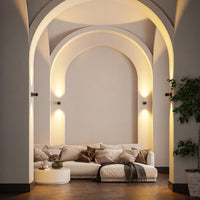 Spotlampa - LED med dimmer i aluminium