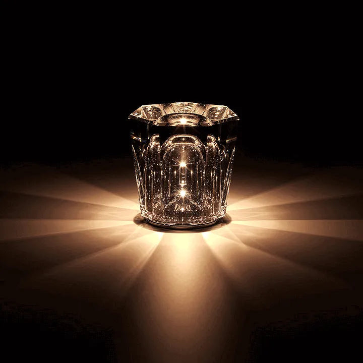 Fasetowana Lampa Akcentująca LED – Elegancka Atmosfera w Twoim Wnętrzu 2