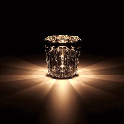Fasetowana Lampa Akcentująca LED – Elegancka Atmosfera w Twoim Wnętrzu 2