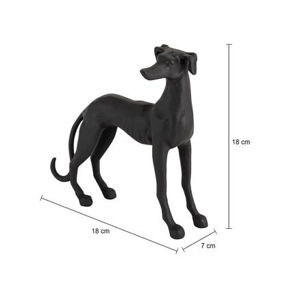 Figurka Psa Greyhounda Aluminium – Elegancka Dekoracja Wnętrz 7