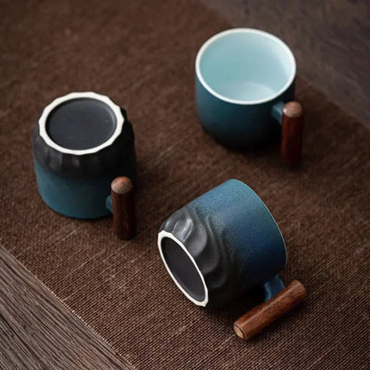 Filiżanka Do Espresso Vintage Z Drewnianym Uchwytem – Urok Retro W Twoim Domu 7
