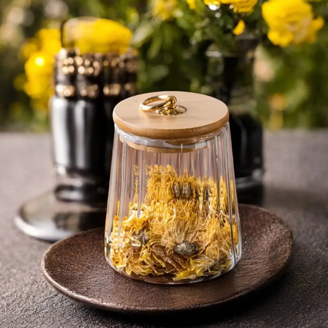 Fjora Szklany Słoik Do Herbaty – Elegancka Przechowalnia Aromatów 2
