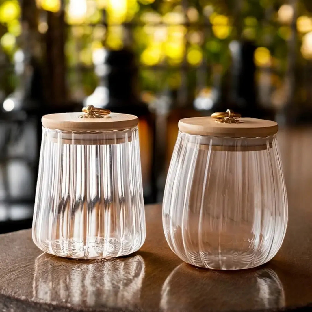 Fjora Szklany Słoik Do Herbaty – Elegancka Przechowalnia Aromatów 5