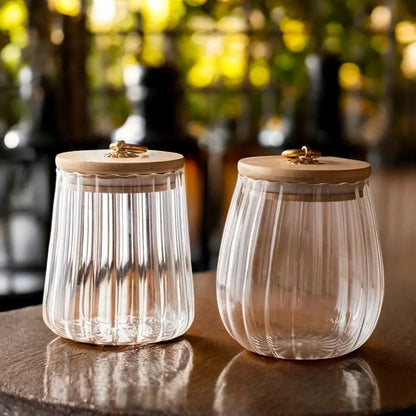 Fjora Szklany Słoik Do Herbaty – Elegancka Przechowalnia Aromatów 5