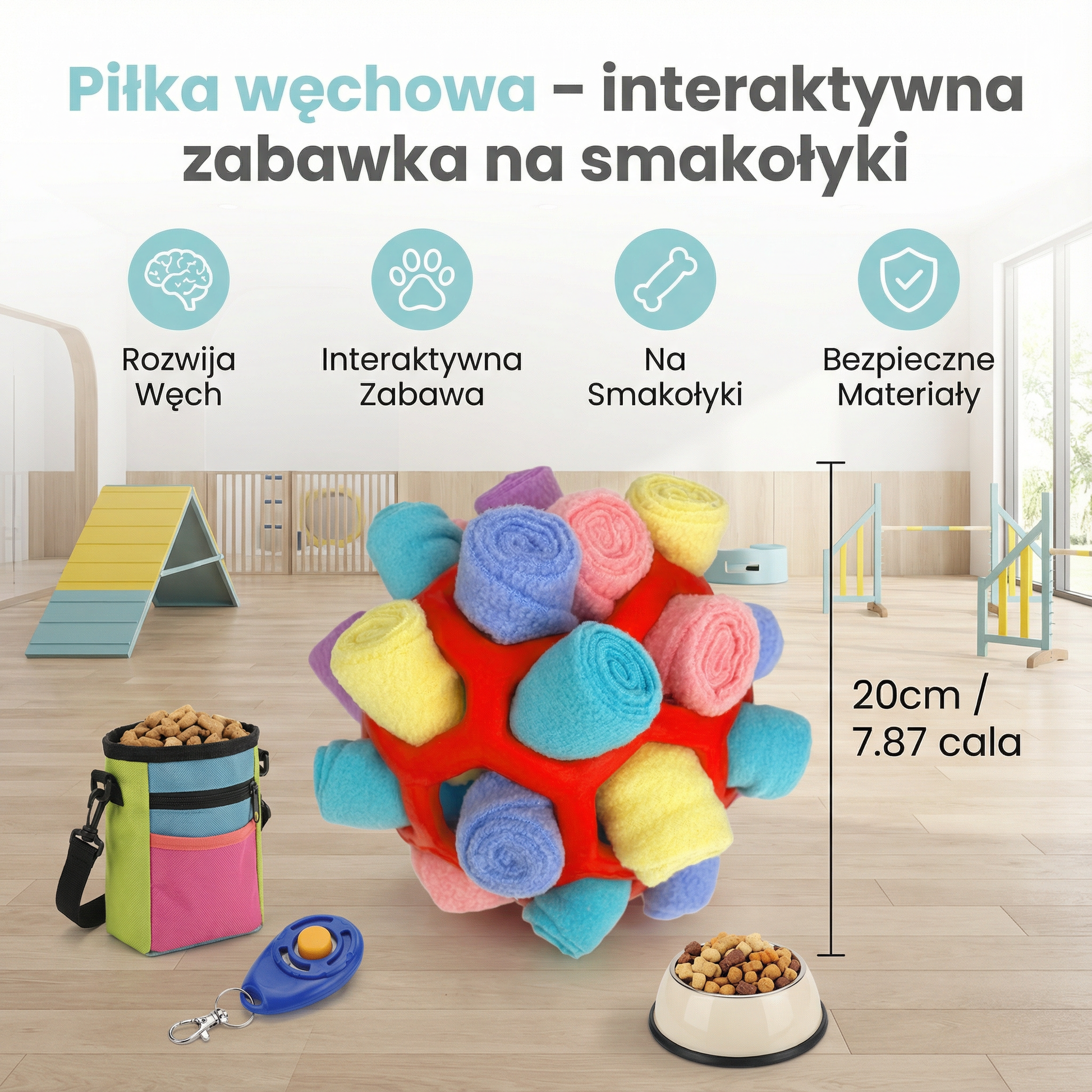 Interaktywna Piłka Węchowa dla Psa – Stymulacja i Radość w Każdym Dniu 5