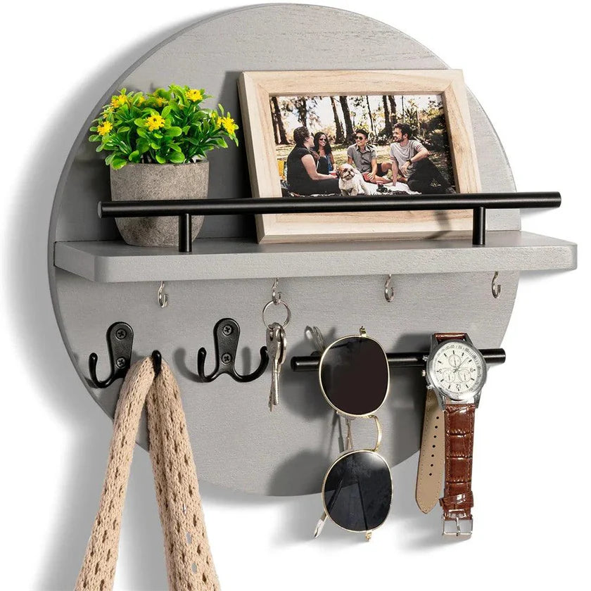**KeyNest Stylowy Drewniany Brelok** – Elegancka Organizacja Kluczy 3
