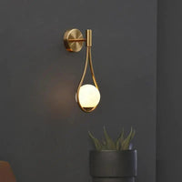 Nordisk vägglampa - svart minimalistisk för inredning