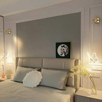 Kinkiet Motyl Nowoczesny Z Akrylu – Elegancka Atmosfera Wnętrza 6