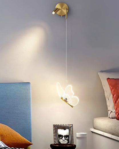 Kinkiet Motyl Nowoczesny Z Akrylu – Elegancka Atmosfera Wnętrza 8
