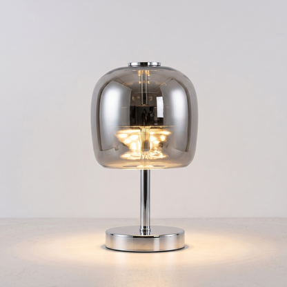 Kulista Lampa Stołowa Szklana – Elegancki Akcent do Wnętrz 1