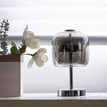 Kulista Lampa Stołowa Szklana – Elegancki Akcent do Wnętrz 2