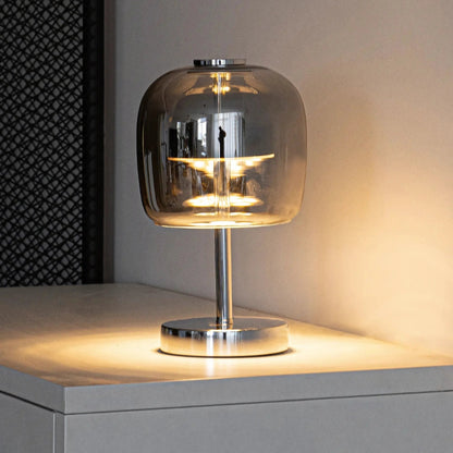 Kulista Lampa Stołowa Szklana – Elegancki Akcent do Wnętrz 5