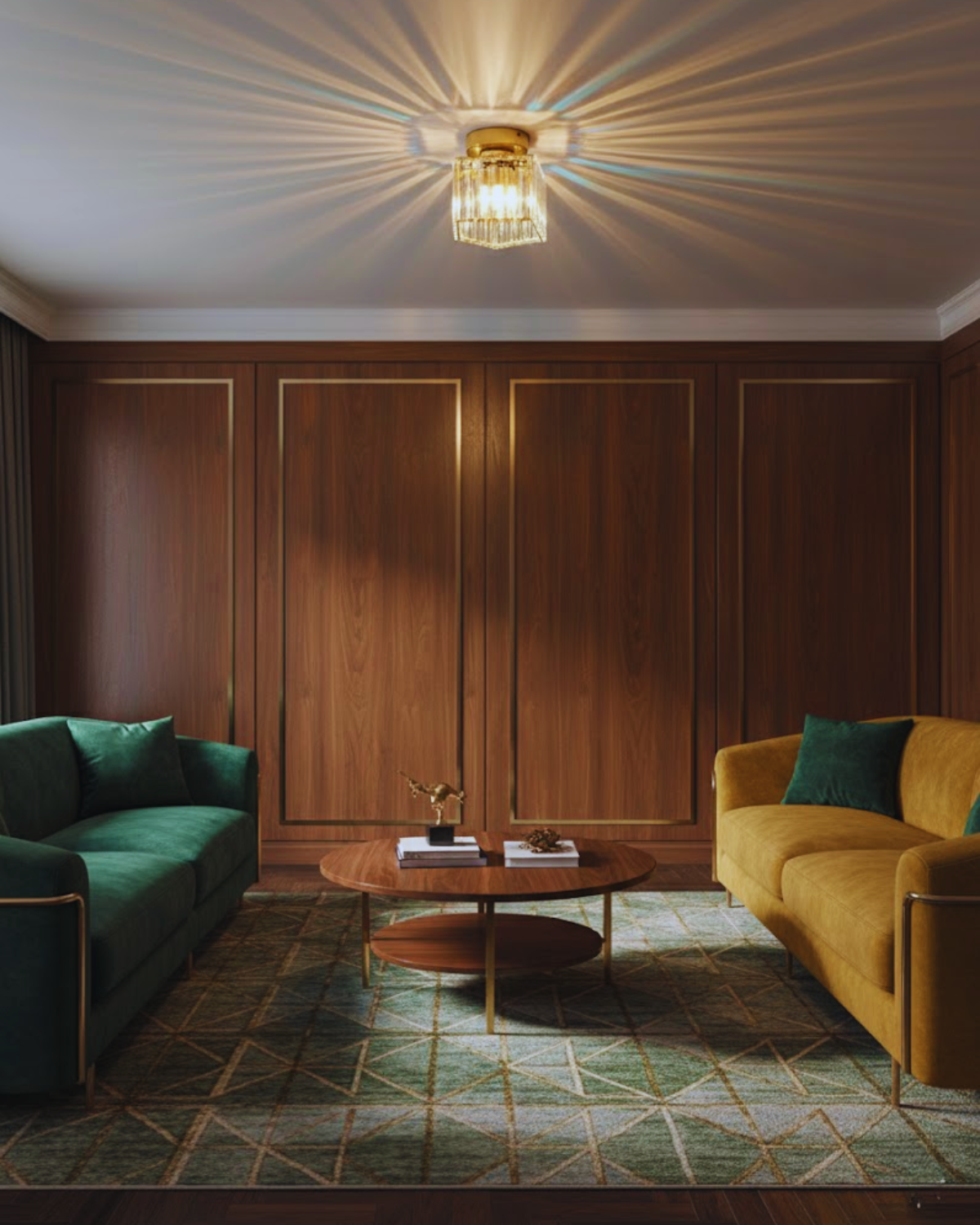 La Prismatique Lampa Sufitowa Czarna – Elegancki Blask I Nowoczesny Styl 7