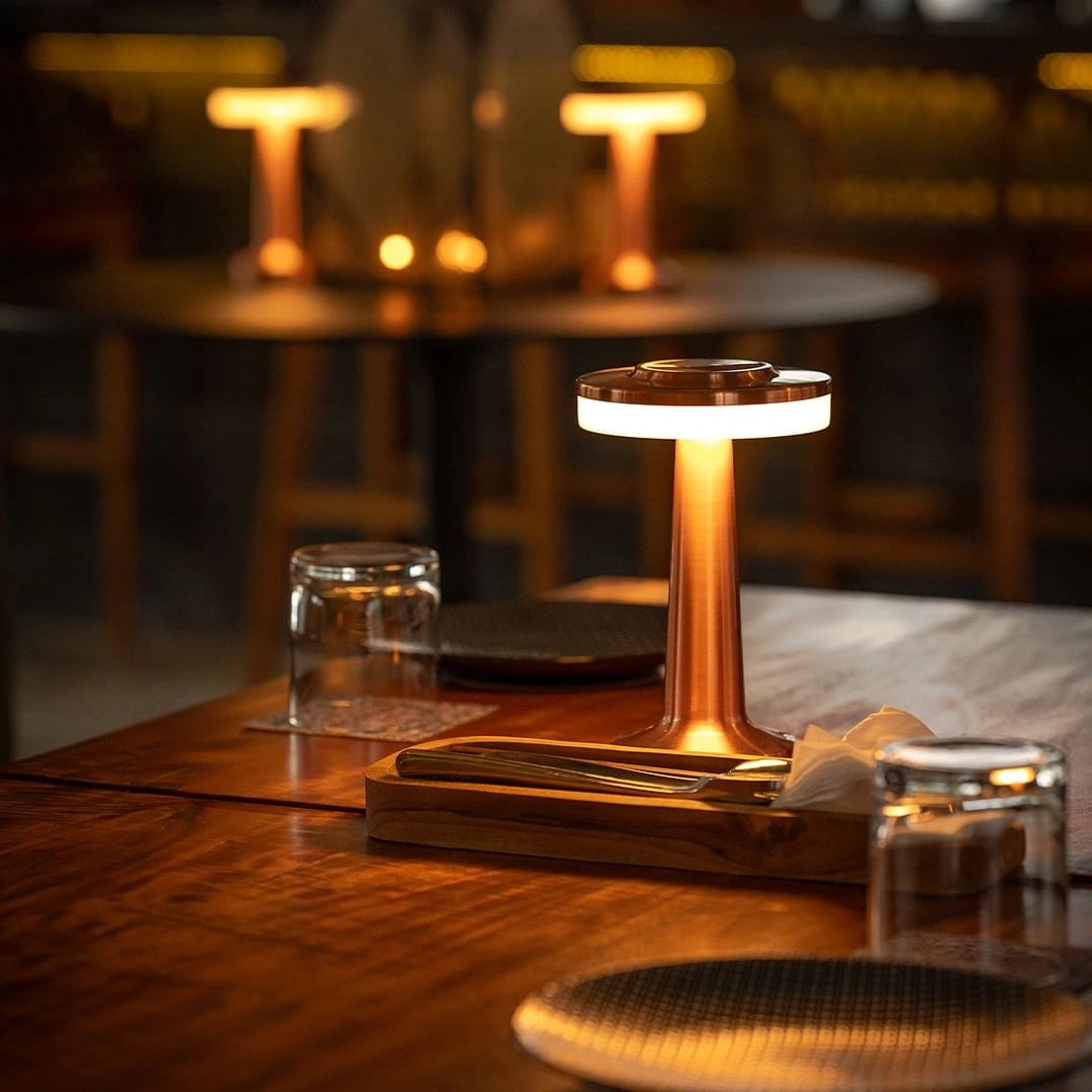 Lampa Barowa Retro Z Funkcją Ściemniania – Elegancja I Nowoczesność Bezprzewodowa 2