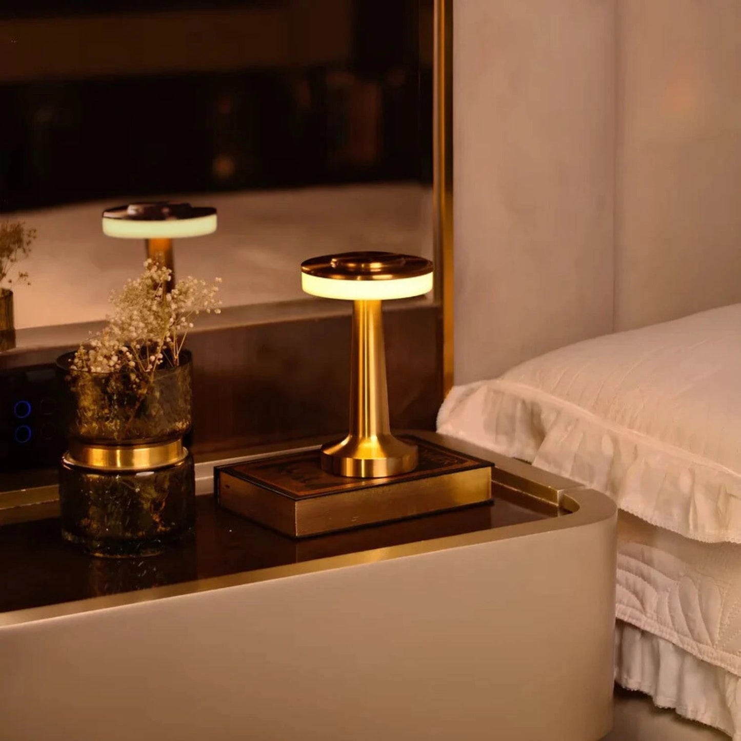 Lampa Barowa Retro Z Funkcją Ściemniania – Elegancja I Nowoczesność Bezprzewodowa 3