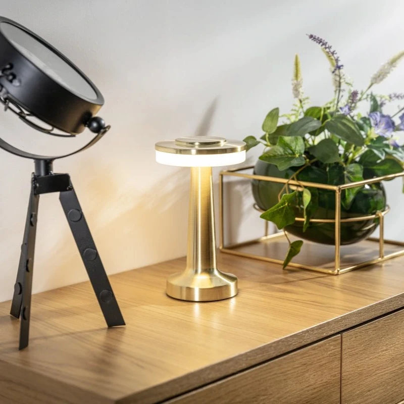 Lampa Barowa Retro Z Funkcją Ściemniania – Elegancja I Nowoczesność Bezprzewodowa 4
