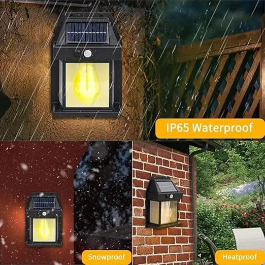Lampa Solarna Kinkiet Elegancki – Stylowe Oświetlenie Zewnętrzne Domu 1