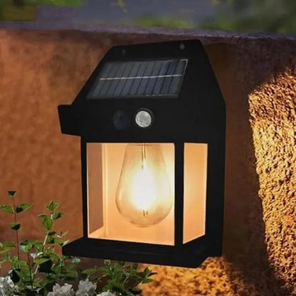 Lampa Solarna Kinkiet Elegancki – Stylowe Oświetlenie Zewnętrzne Domu 2