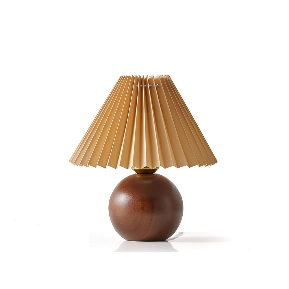 Lampa Stołowa Haddie Czarno-Dębowa – Nowoczesny Styl i Przytulne Światło 0