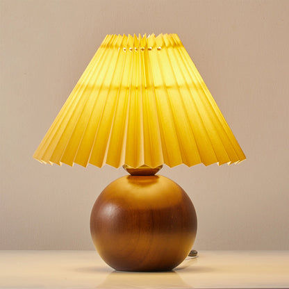 Lampa Stołowa Haddie Czarno-Dębowa – Nowoczesny Styl i Przytulne Światło 4