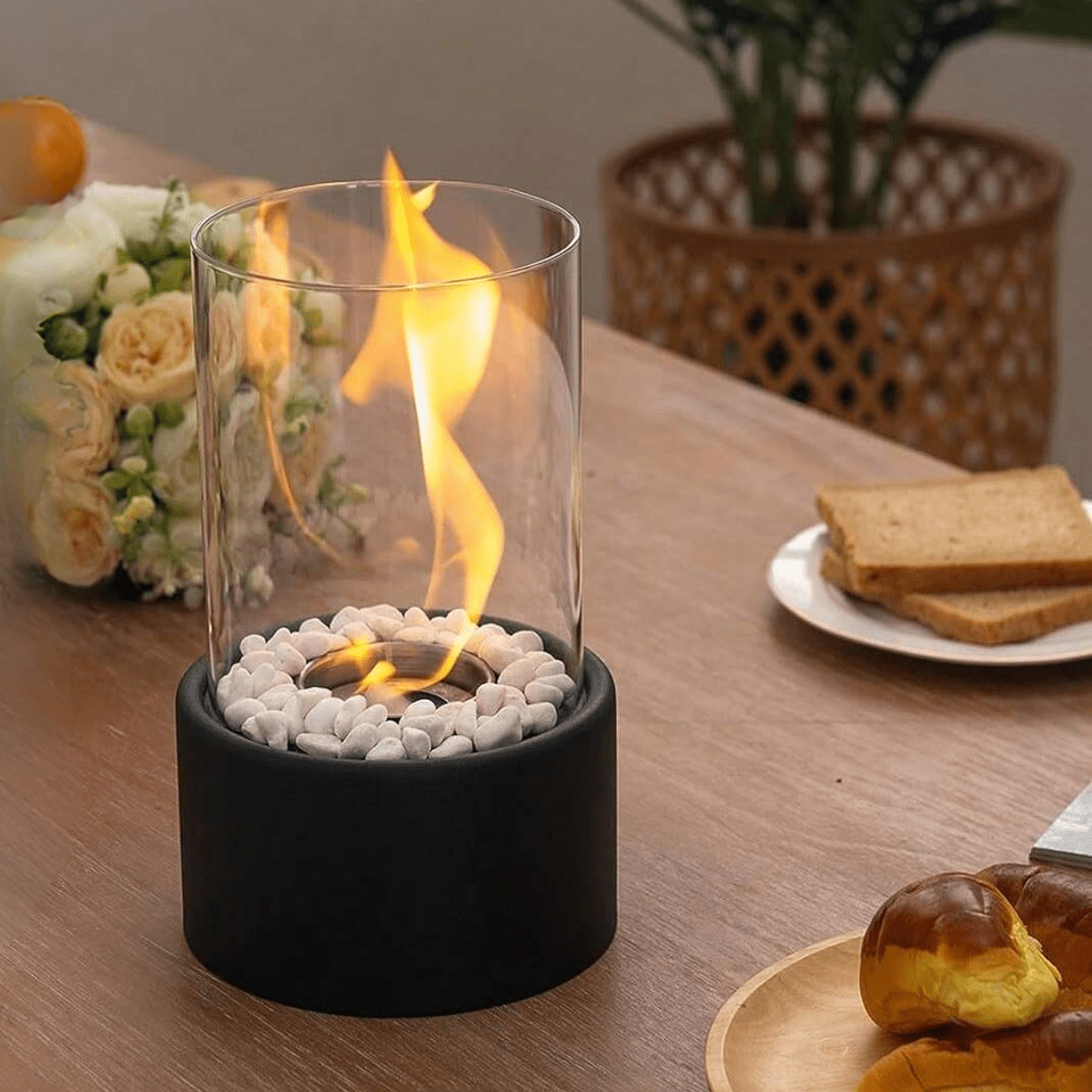Lampa Stołowa Ignis Szklana – Eleganckie Oświetlenie do Wnętrz 1