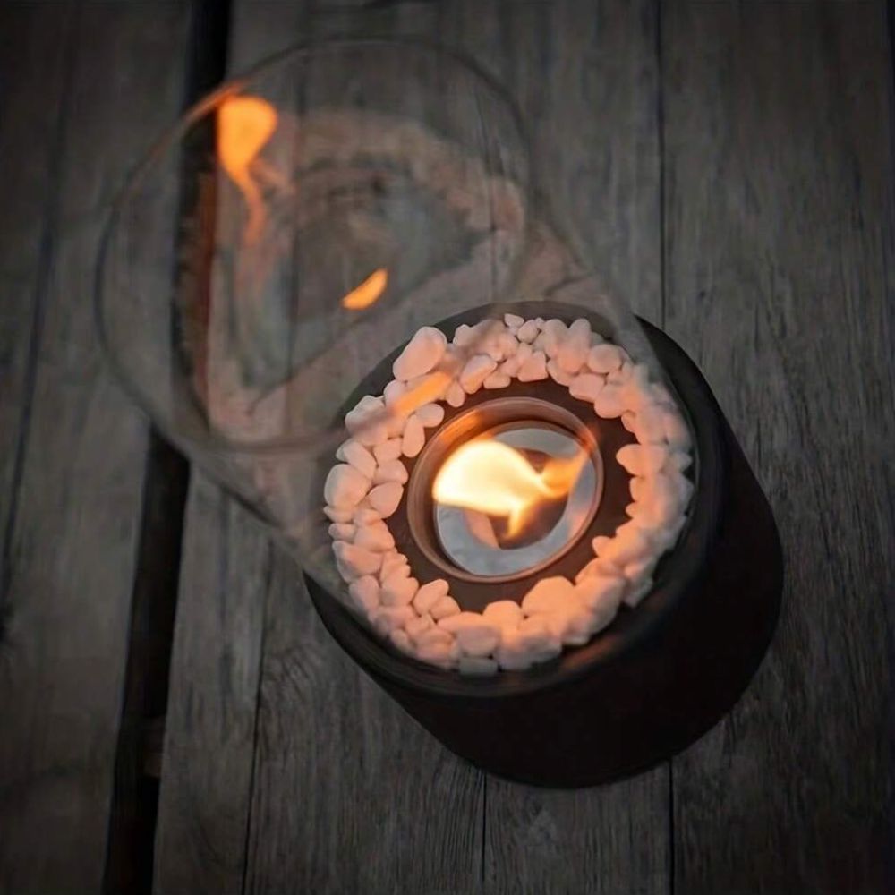 Lampa Stołowa Ignis Szklana – Eleganckie Oświetlenie do Wnętrz 3