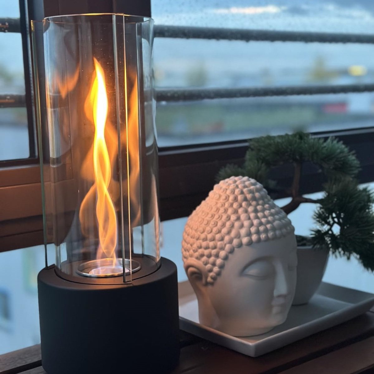 Lampa Stołowa Ignis Szklana – Eleganckie Oświetlenie do Wnętrz 4