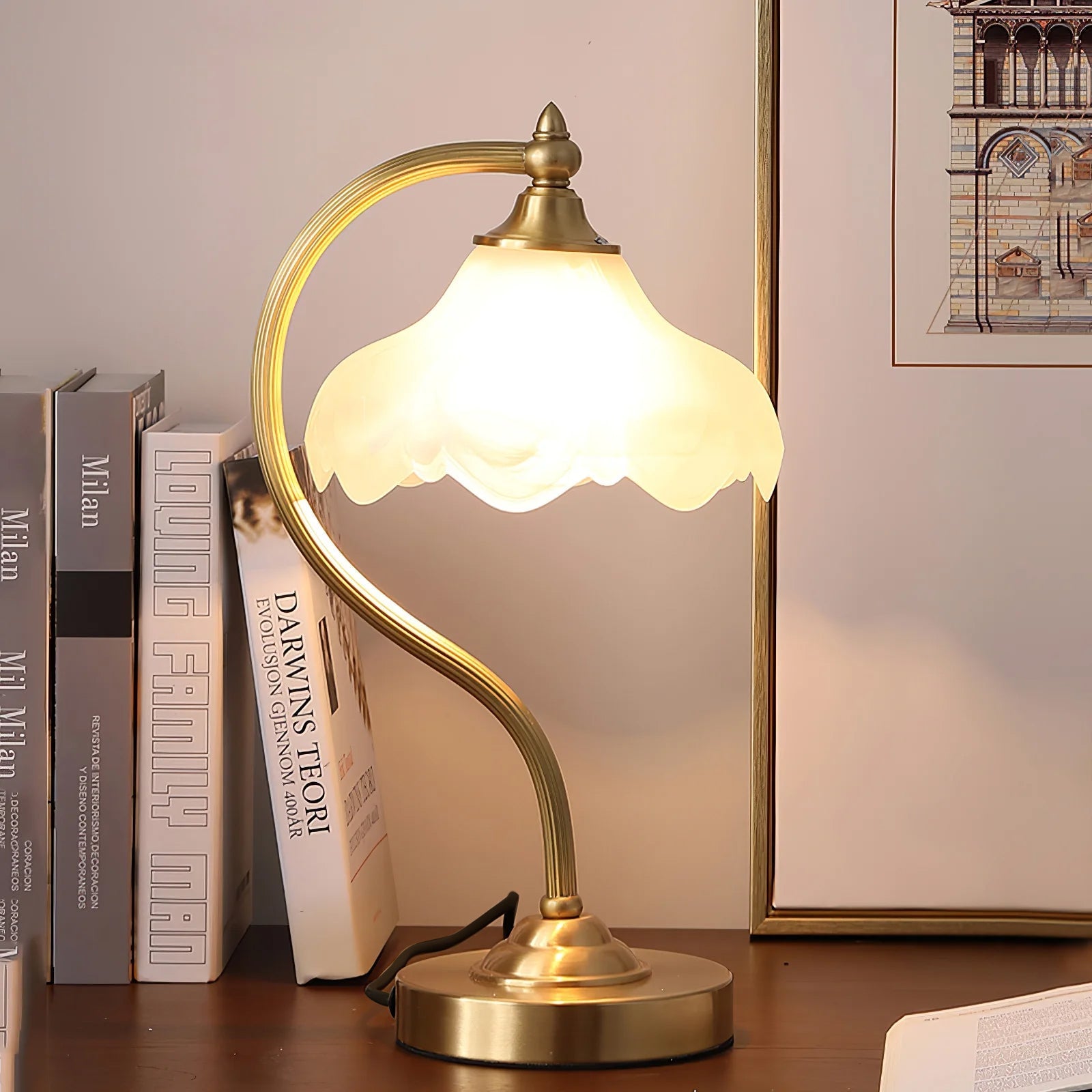 Lampa Stołowa Magnolya Blossom – Eleganckie Ciepłe Światło 6