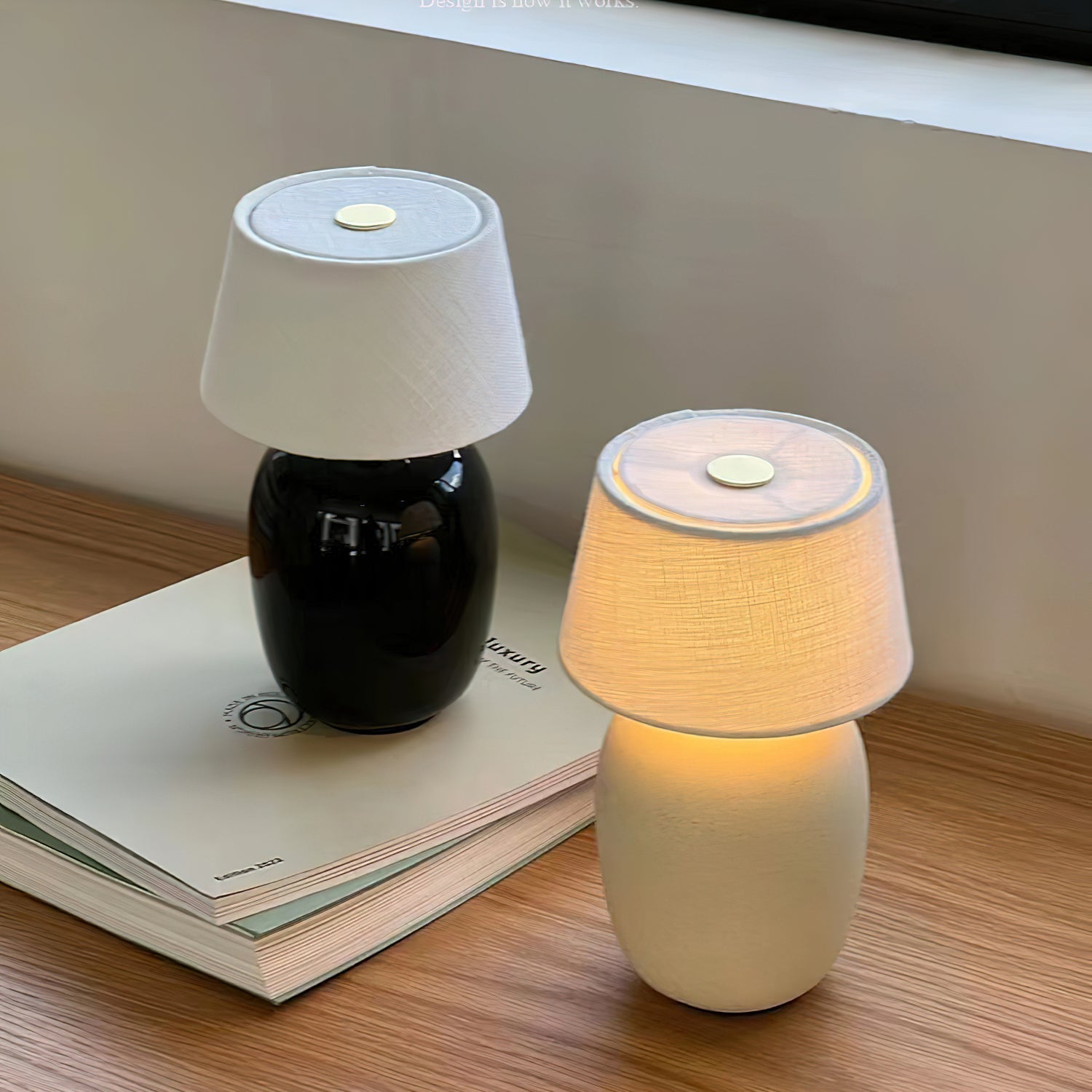 Lampa Stołowa Marie Ceramiczna – Stylowe Oświetlenie do Salonu 2