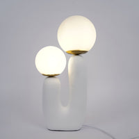 Bordslampa - skandinavisk, järn, färgglad