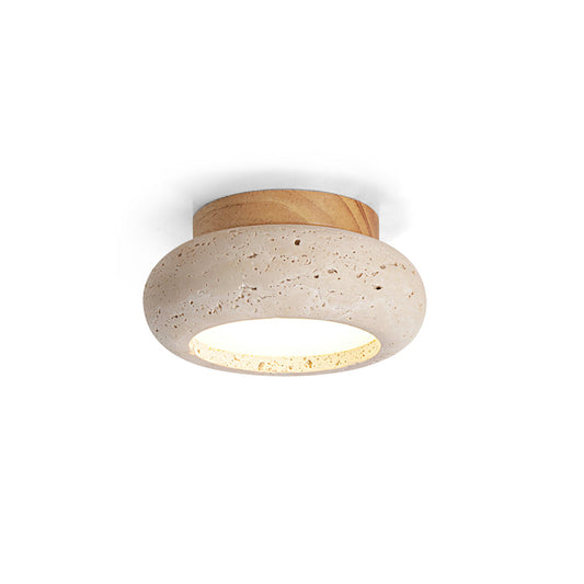 Lampa Sufitowa Cairns z Trawertynu – Naturalny Urok i Nowoczesny Design 1