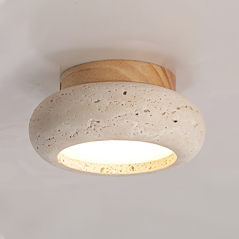 Lampa Sufitowa Cairns z Trawertynu – Naturalny Urok i Nowoczesny Design 9