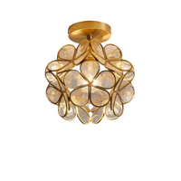 Glas taklampa Inge – modern elegant för vardagsrum