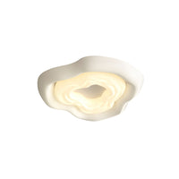 LED taklampa Rose metall – modern grå för sovrum