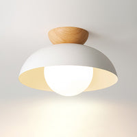Nordisk lampa - taklampa i glas med trädetalj